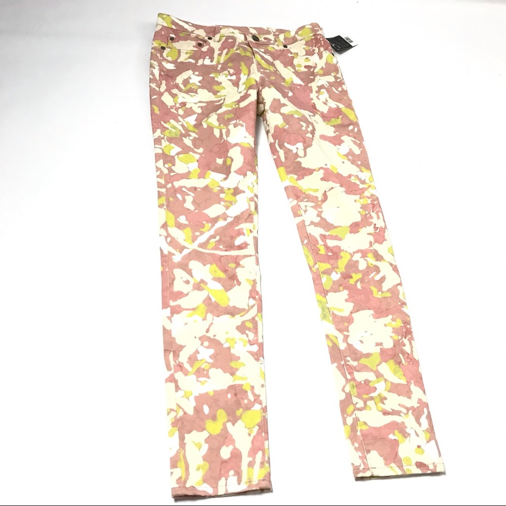 Edun Women’s Printed Mid-rise Skinny Jean Size 28